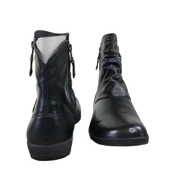 JOSEF SEIBEL Leather Bootie Women EU40/US9 Naly 24 Black Stylish Grunge Goth NWB - Picture 9 of 16